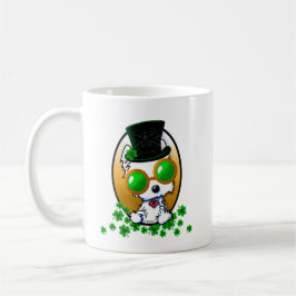 Caneca De Café Rua de KiniArt Westie Terrier.