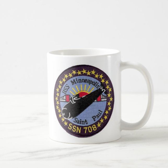 Caneca De Café Rua de Minneapolis Paul SSN 708 Mug (Direita)