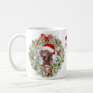 Caneca De Café Rua de Natal de Vizsla Húngara