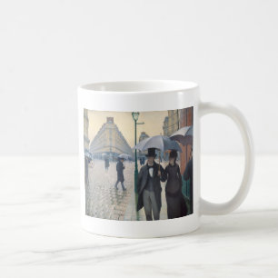 Caneca De Café Rua de Paris; Dia chuvoso