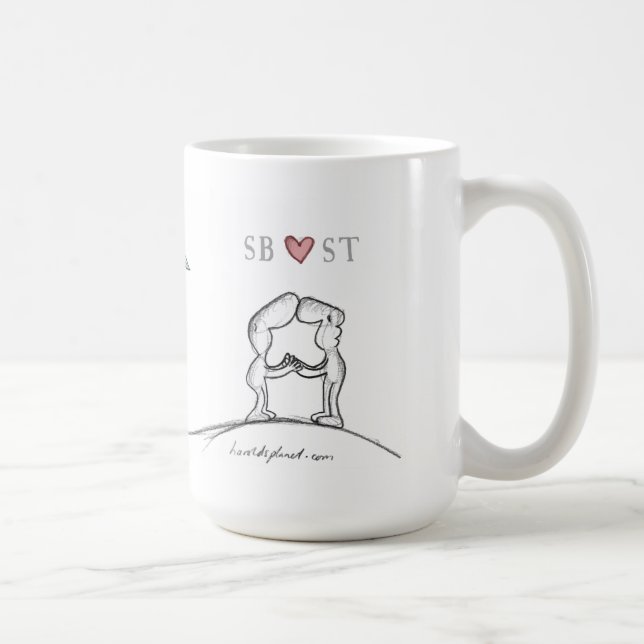 Caneca De Café RUA do coração do SB (Direita)