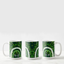 Rua do dia de Patrick Shamrock and Heart Design