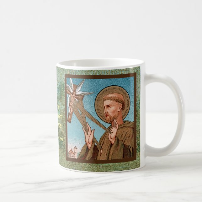 Caneca De Café Rua. Francis of Assisi, Pater Seraphicus (SAU 040) (Direita)