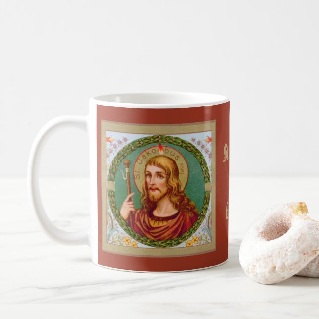 Caneca De Café Rua. James o Grande (JMAS 04) (Com Donut)