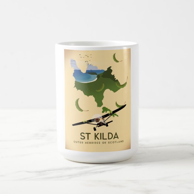 Caneca De Café Rua Kilda, Outer Hebrides Scotland (Centro)