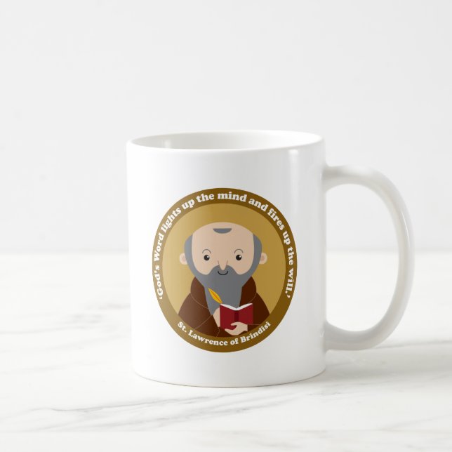 Caneca De Café Rua. Lawrence de Brindisi (Direita)