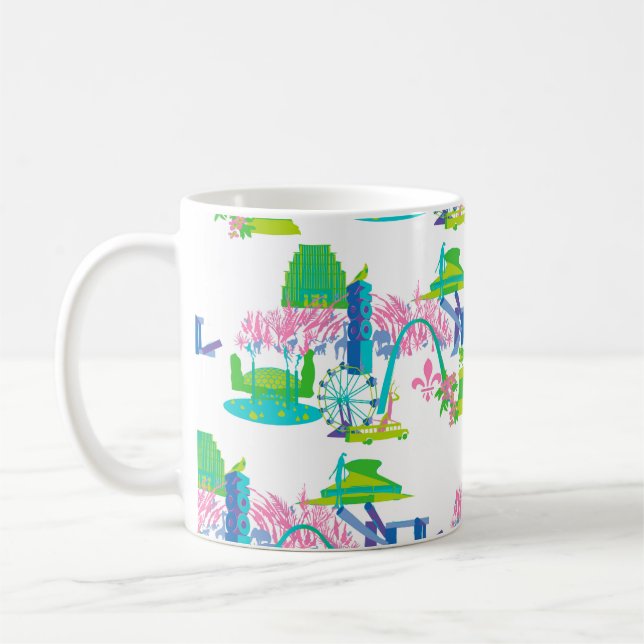 Caneca De Café Rua Louis Landmark Mug (Esquerda)