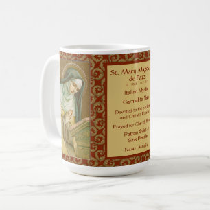 Caneca De Café Rua. Mary Magdalene de Pazzi (JM 45)