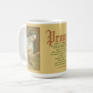 Caneca De Café Rua. Mary Magdalene de Pazzi (JM 45)