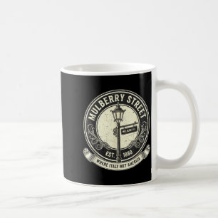 Caneca De Café Rua Mulberry Vintage Nova York Retro Little Ital
