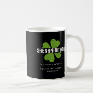 Caneca De Café Rua. O Shenanigador Irlandês do Dia de Patrick.