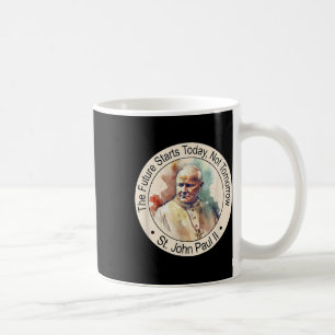 Caneca De Café Rua Papa João Paulo Ii Famosos Santos Católicos Re