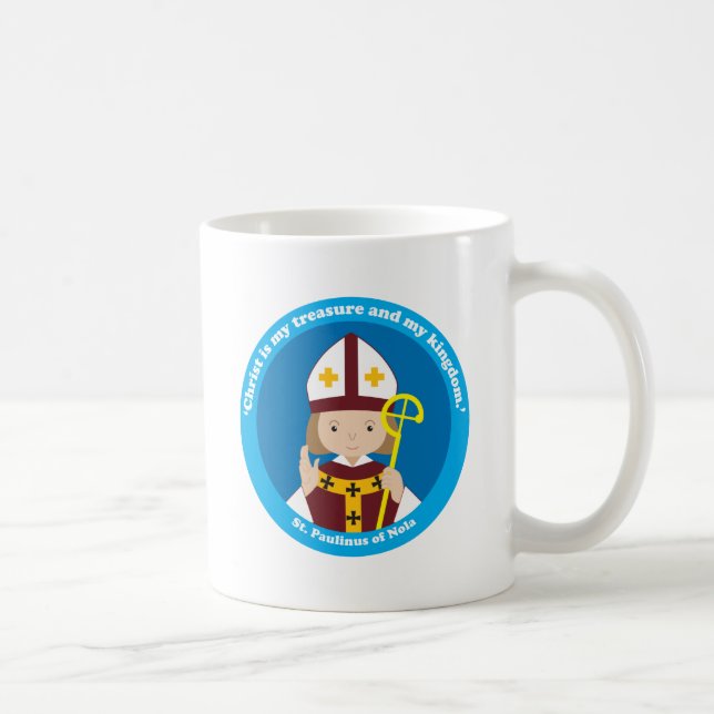 Caneca De Café Rua. Paulinus of Nola (Direita)
