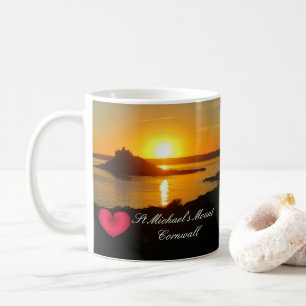 Caneca De Café Rua Personalizada Michaels Monte Cornwall Sunset