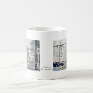Caneca De Café Rua principal de S, Ann Arbor Michigan