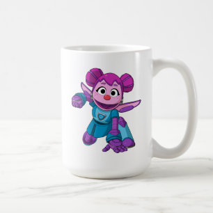 Caneca De Café Rua Sésamo   Mecha Construtor Abby Em Ação