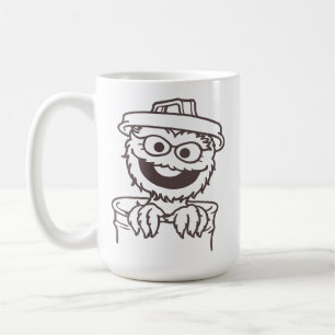 Caneca De Café Rua Sésamo   Oscar the Grouch