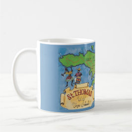 Caneca De Café Rua Thomas Virgin Islands