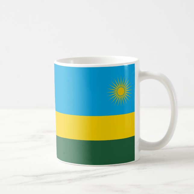 Caneca De Café Ruanda Sinalizador Cerâmico Café Mug (Direita)