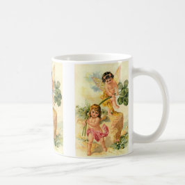 Caneca De Café Ruas Adoráveis. Fadas Vintage de Patrick.