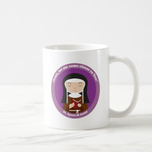 Caneca De Café Ruas. Agnes de Assisi