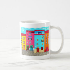 Caneca De Café Ruas do Cobblestone de Sardinia