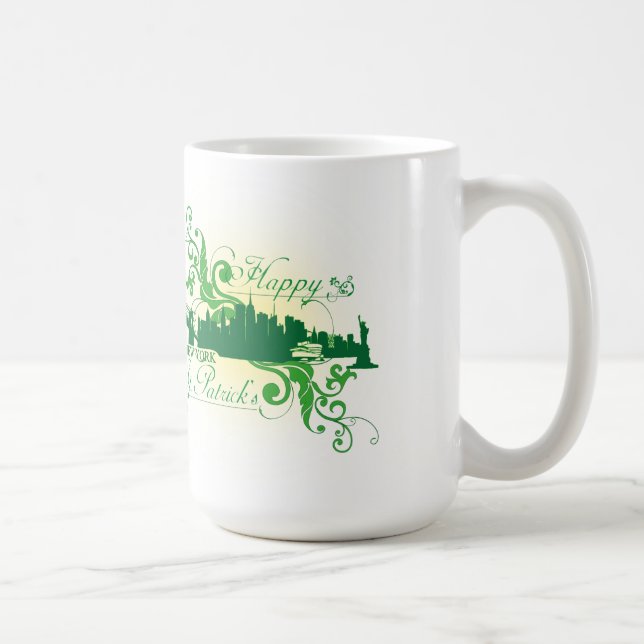 Caneca De Café Ruas FELIZES.PATRICKS - Chá, Café Mug, Taça (Direita)