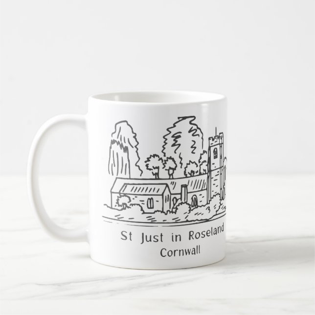 Caneca De Café Ruas na Igreja de Roseland (Esquerda)