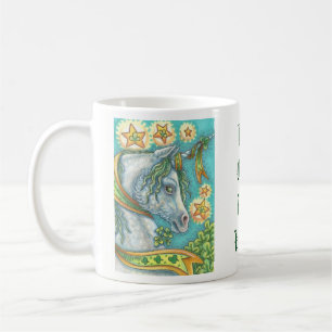 CANECA DE CAFÉ RUAS. PATRICK DAY IRISH UNICORN MUG