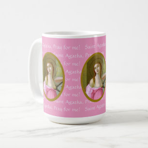 Caneca De Café Ruas rosa. Agatha (M 003) 15 oz. Coffee Mug 