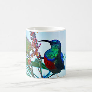 Caneca De Café Rubi do colibri throated