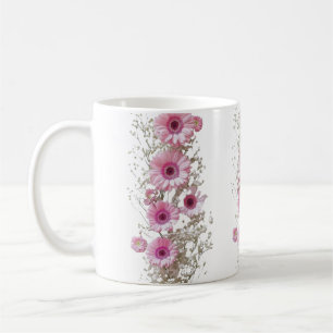 Caneca De Café “Rubor na Noite” “Sussurros Cor-de-Rosa no Preto”