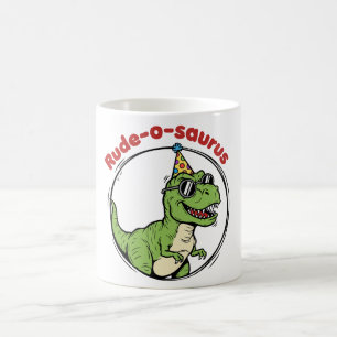 Caneca De Café Rude-o-saurus