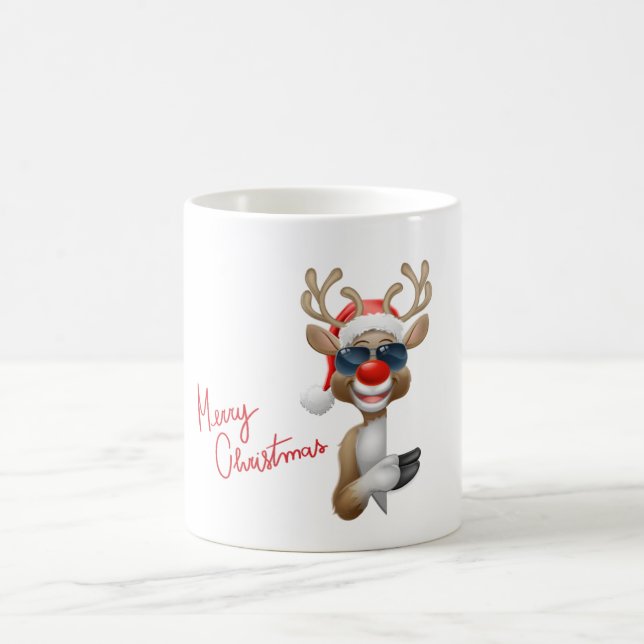 Caneca De Café Rudolf mit Brille Weihnachten Tasse (Centro)