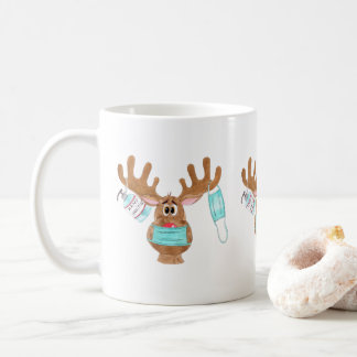 Caneca De Café Rudolph, a Reindeer Mascarada