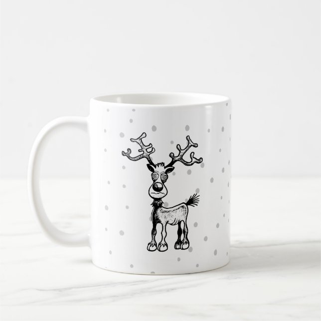Caneca De Café Rudolph a Rena (Esquerda)