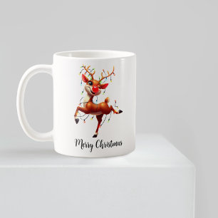 Caneca De Café Rudolph O Nariz Vermelho Natal