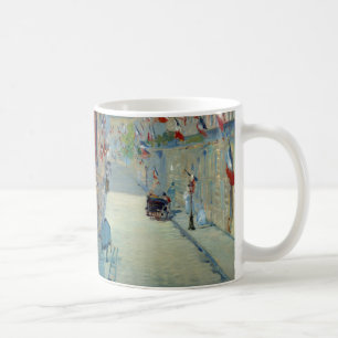 Caneca De Café Rue Mosnier com Flags Manet French Art