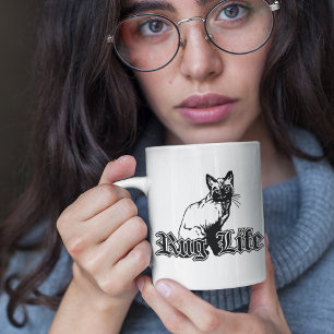 Caneca De Café Rug Life - Um Dia Preguiçoso