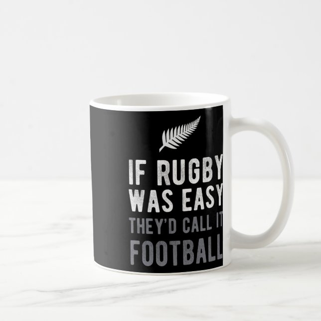 Caneca De Café Rug Nova Zelândia Engraçado (Direita)