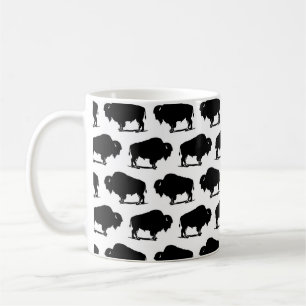 Caneca De Café Rug Padrão de Buffalo Sudoeste
