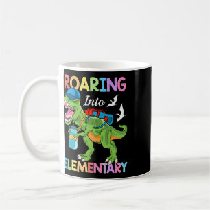 Caneca De Café Rugindo no Ensino Fundamental Dinossauro Meninos M