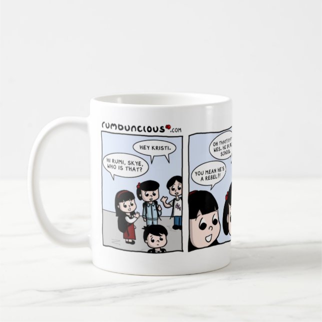 Caneca De Café rumbuncious™ #6 (Esquerda)