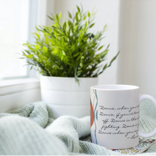 Caneca De Café Rumi Dance Cote com Dancer