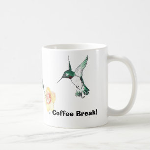 Caneca De Café Ruptura de café adorável dos Hummers