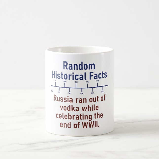 Caneca De Café Rússia Saiu De Vodka - Fato Da História (Centro)