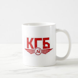 Caneca De Café Russo de KGB