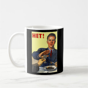 Caneca De Café Russo Soviética Propaganda Sem Álcool