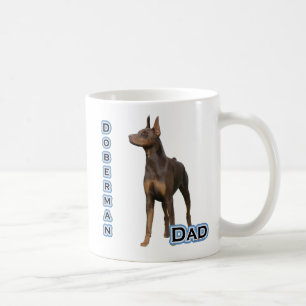 Caneca De Café Rust Doberman Pai 4