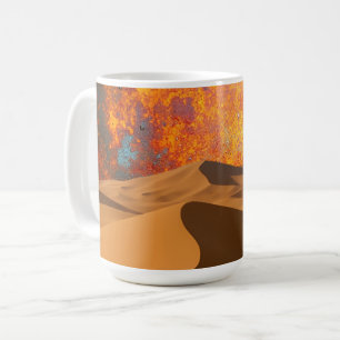 Caneca De Café Rust Sky Dunes